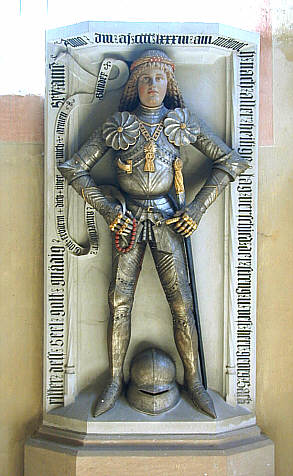 Ritter Georg von Sack in seiner R&uuml;stung, Klosterkirche Heilsbronn